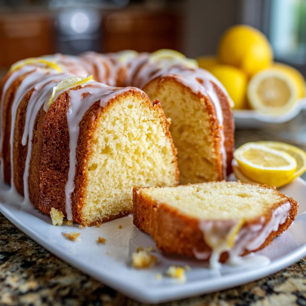 Spring Lemon Pound Cake