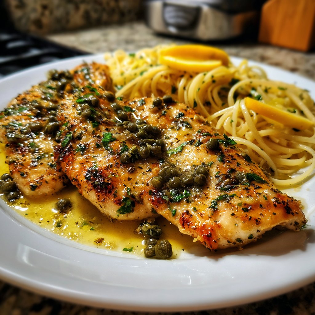 Chicken Piccata with Lemon Capers