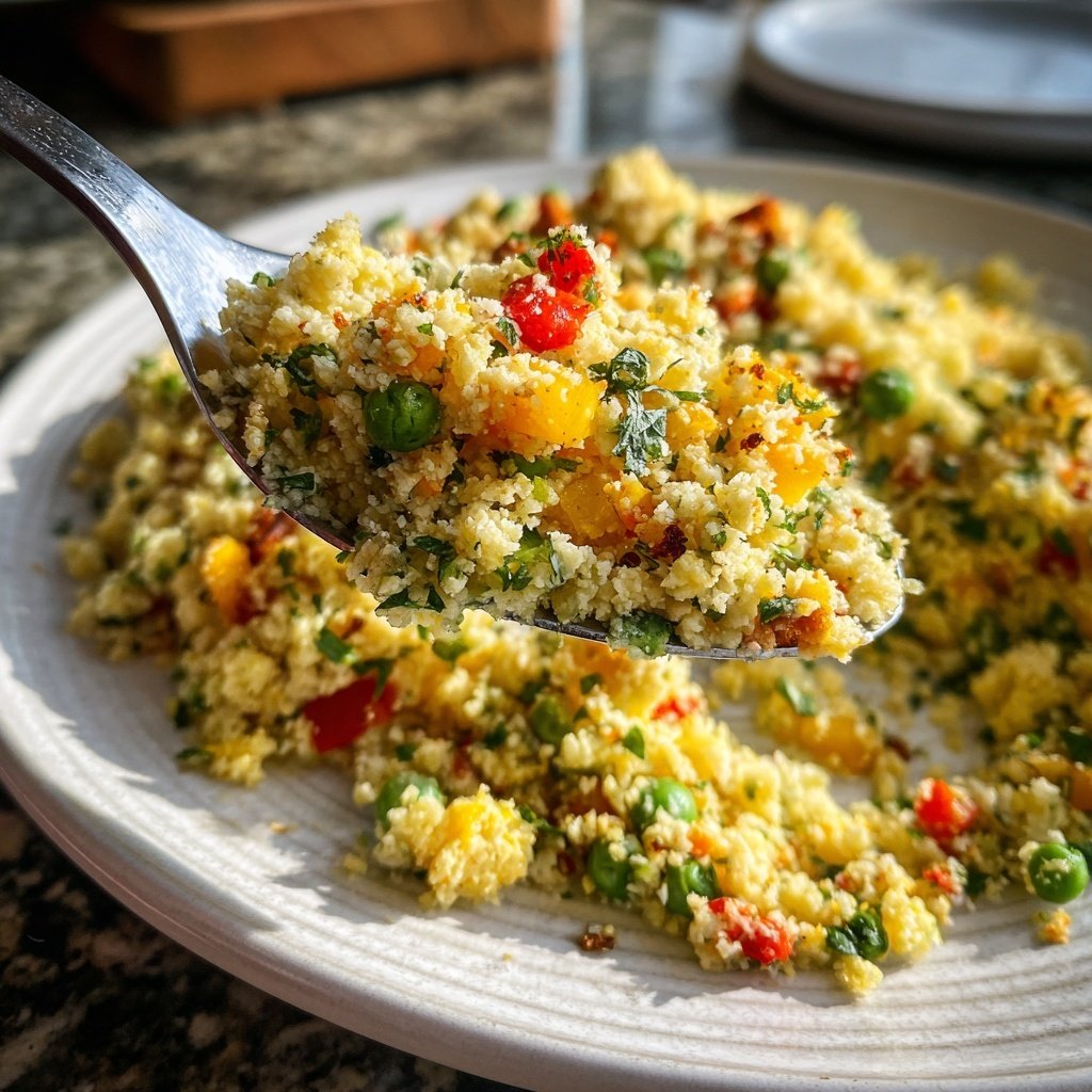Healthy Cauliflower Rice Pilaf