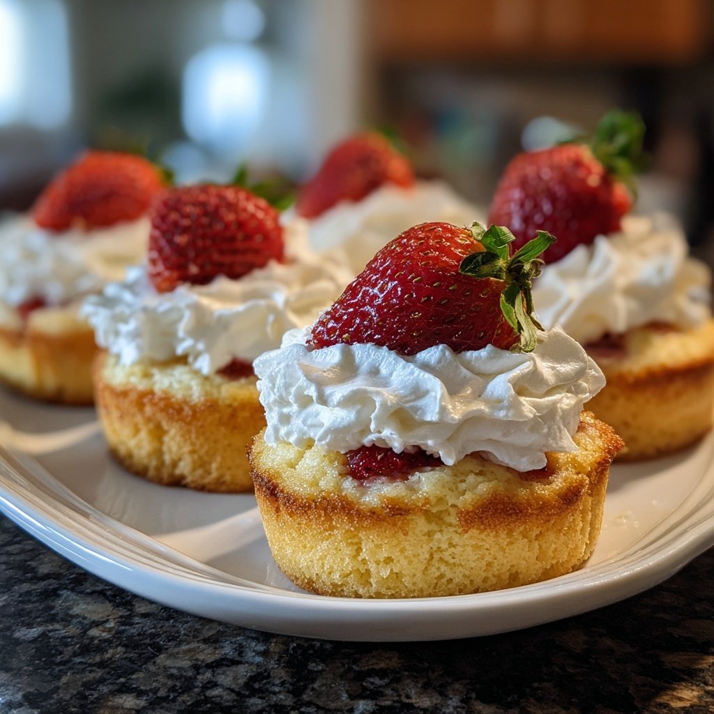 Classic Strawberry Shortcake Cupcakes