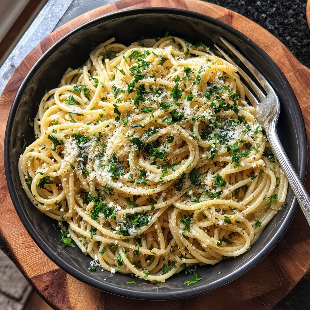 Easy Garlic Butter Pasta Dinner