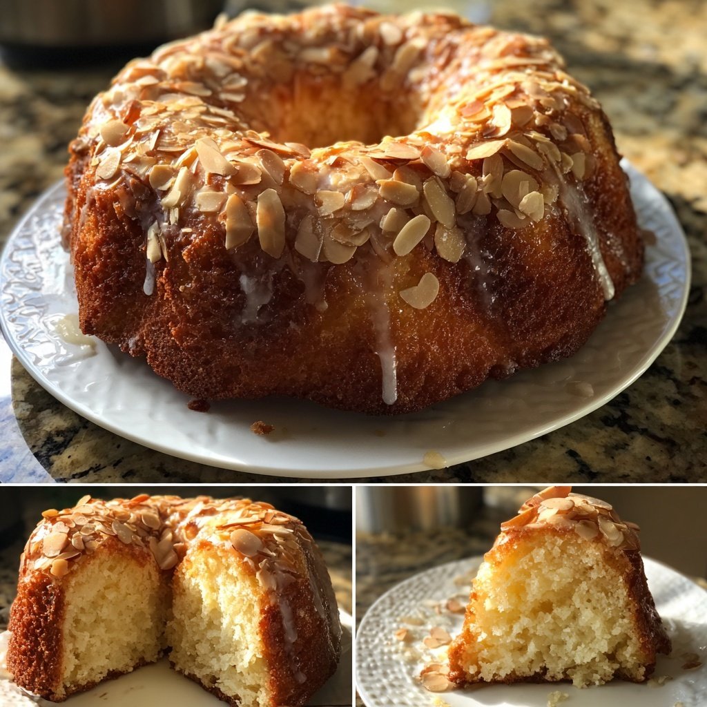 Vanilla Almond Yogurt Cake