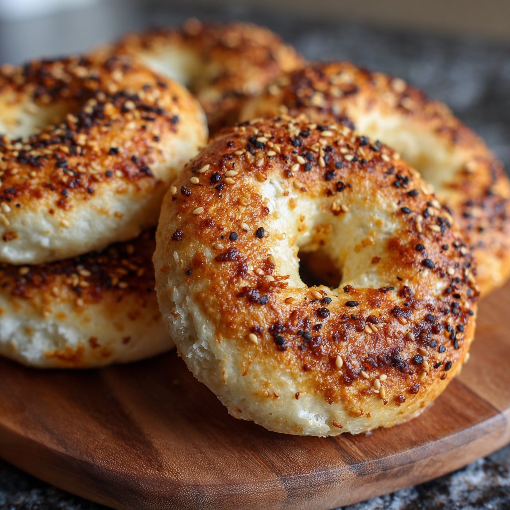 Soft Yogurt Bagels In The Oven