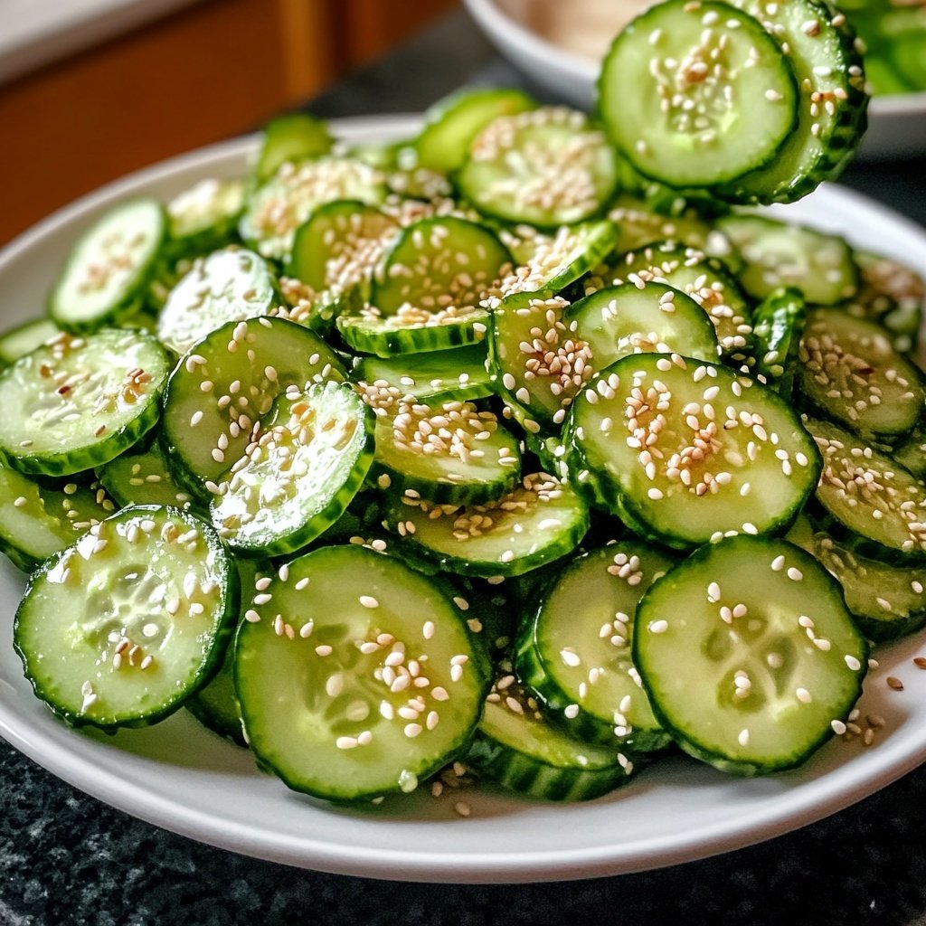 Easy Asian Cucumber Salad
