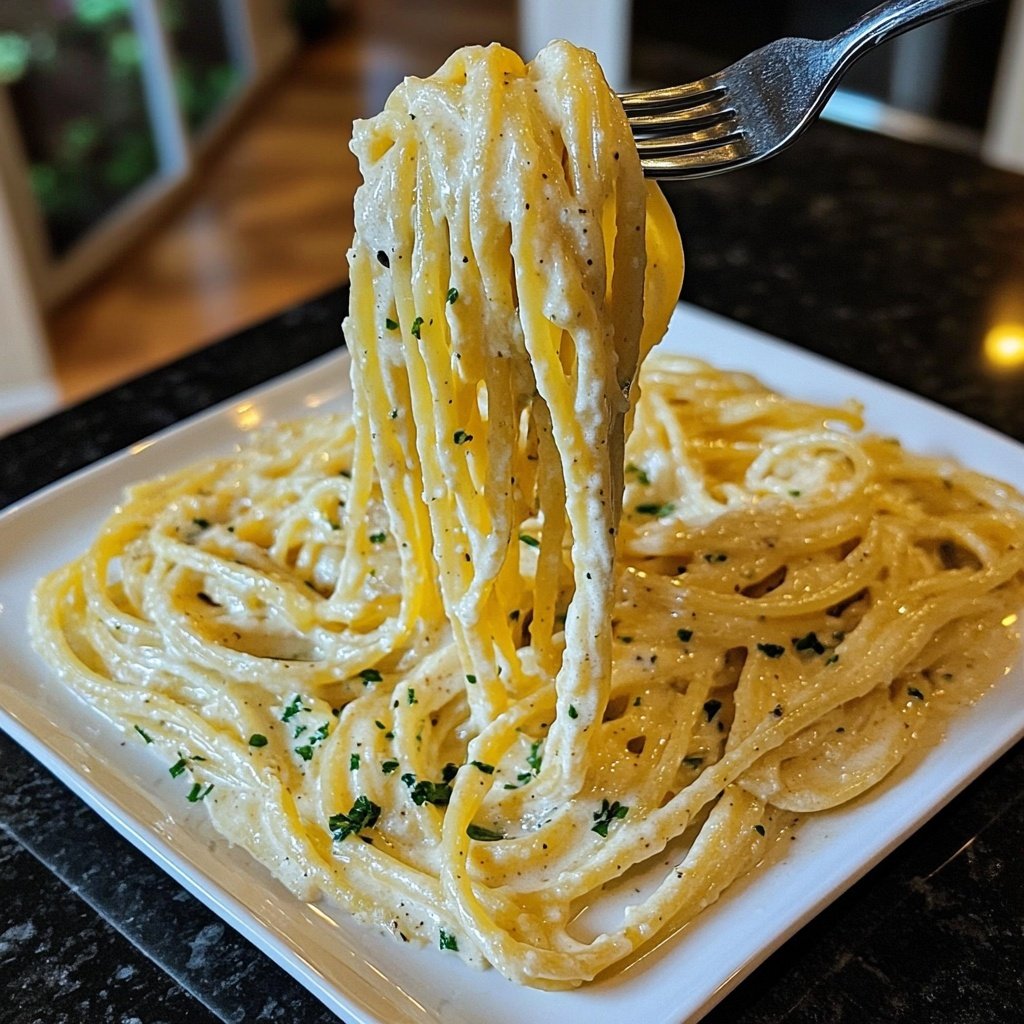 Easy Creamy Garlic Pasta