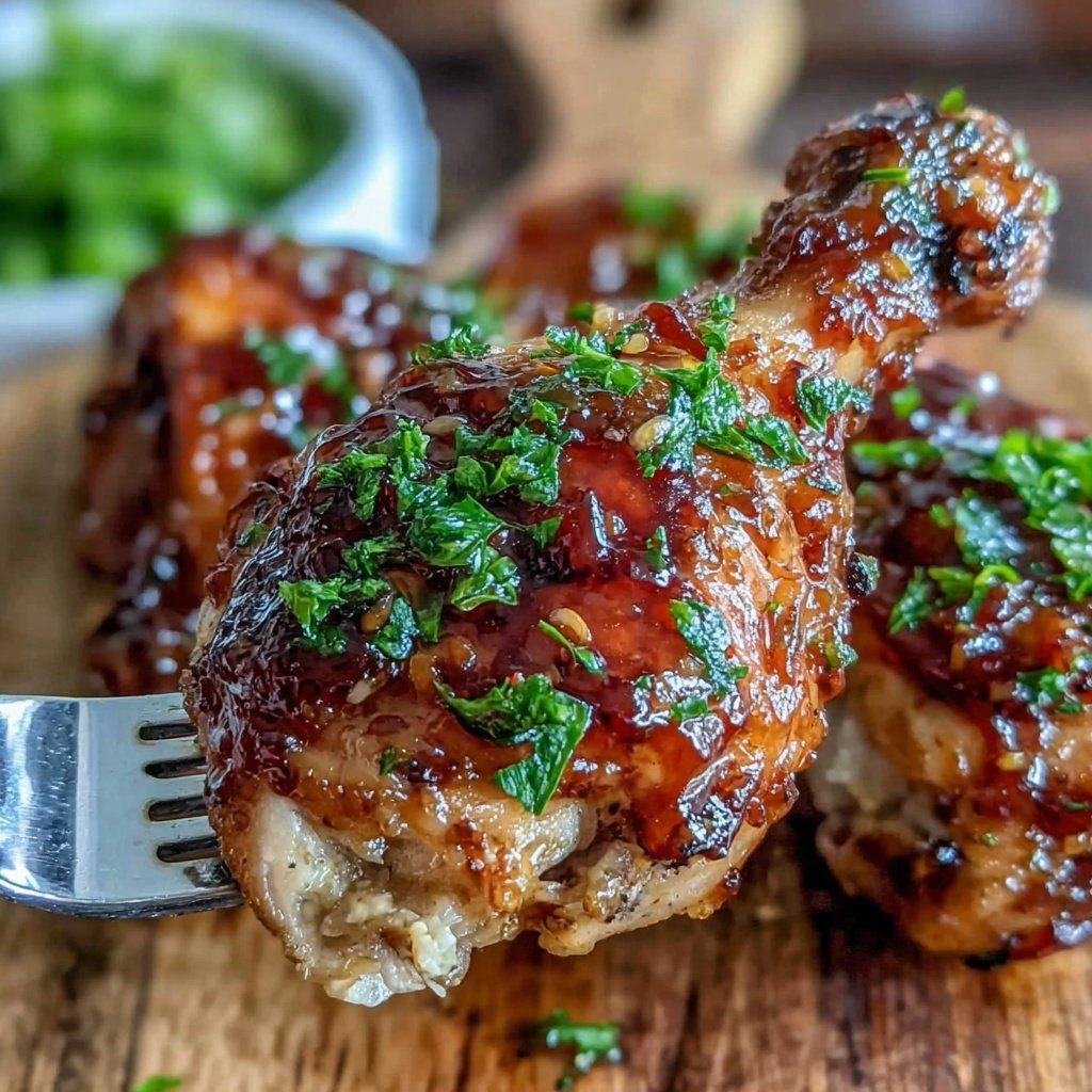 Drumstick Chicken With Honey Garlic Sauce