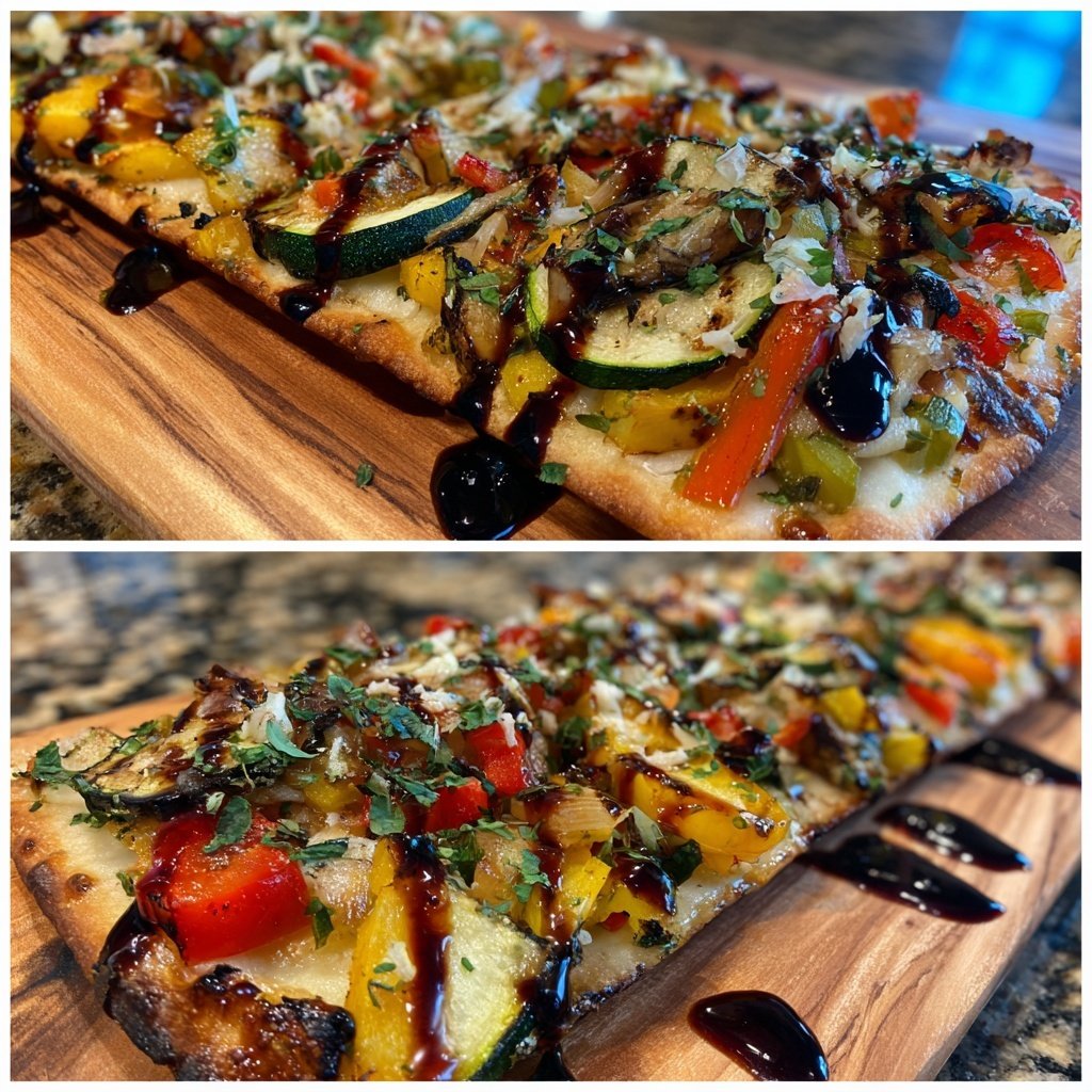 Grilled Veggie Flatbread