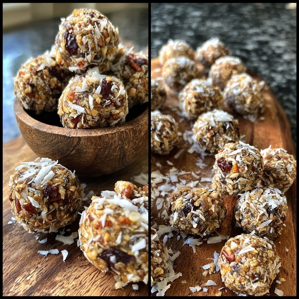 Healthy Date And Nut Snack Bites