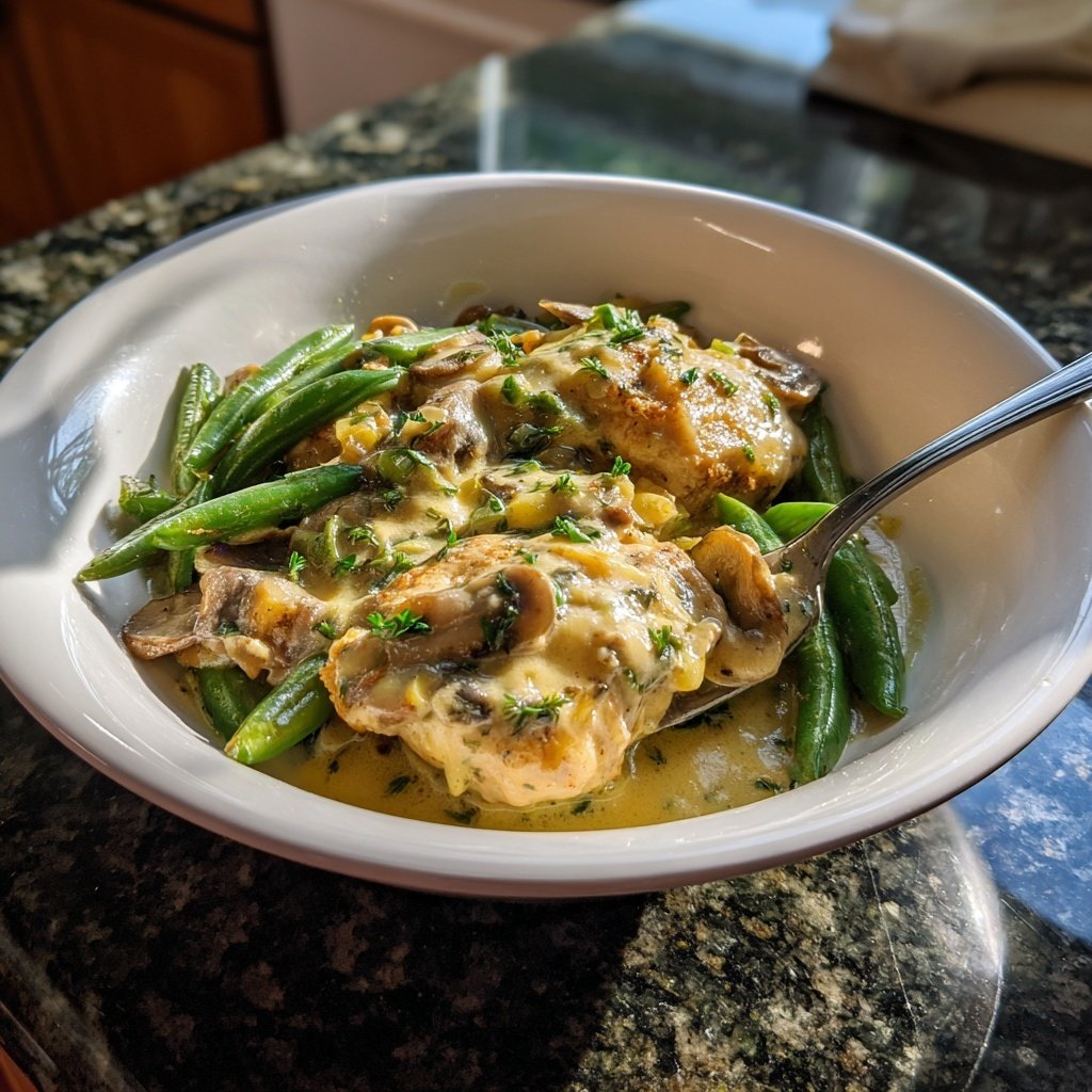 Creamy Lemon Chicken With Vegetables