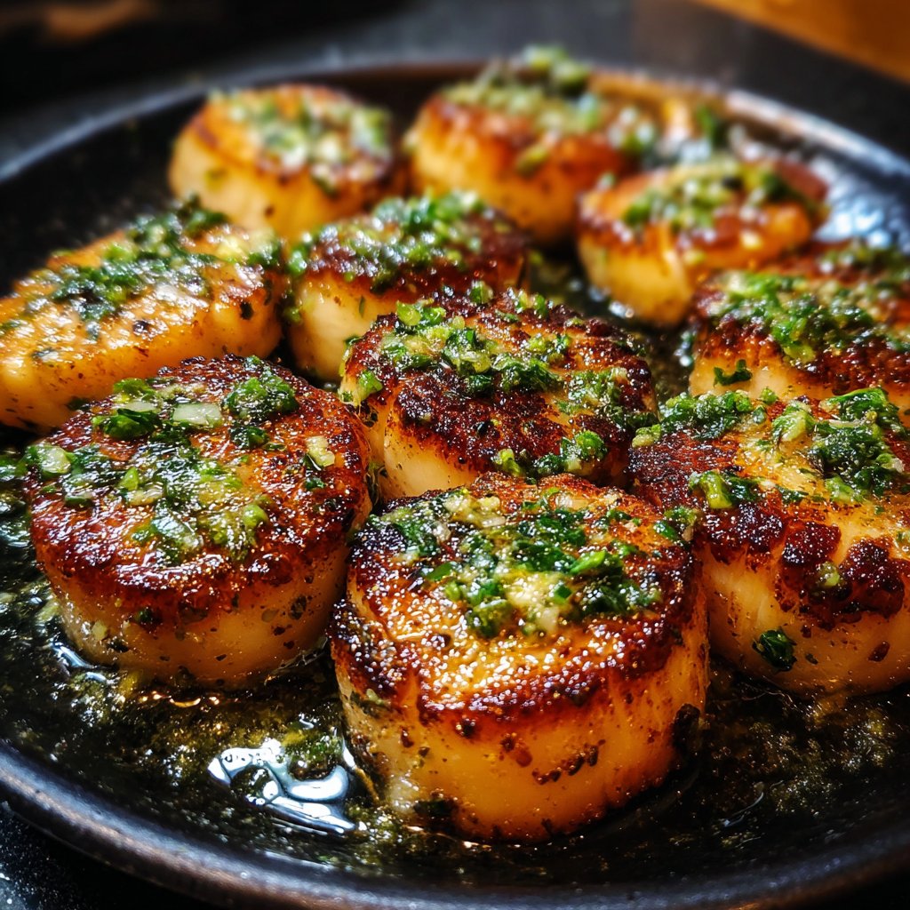 Butter Seared Scallops